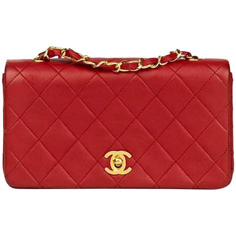 red vintage chanel|Pre.